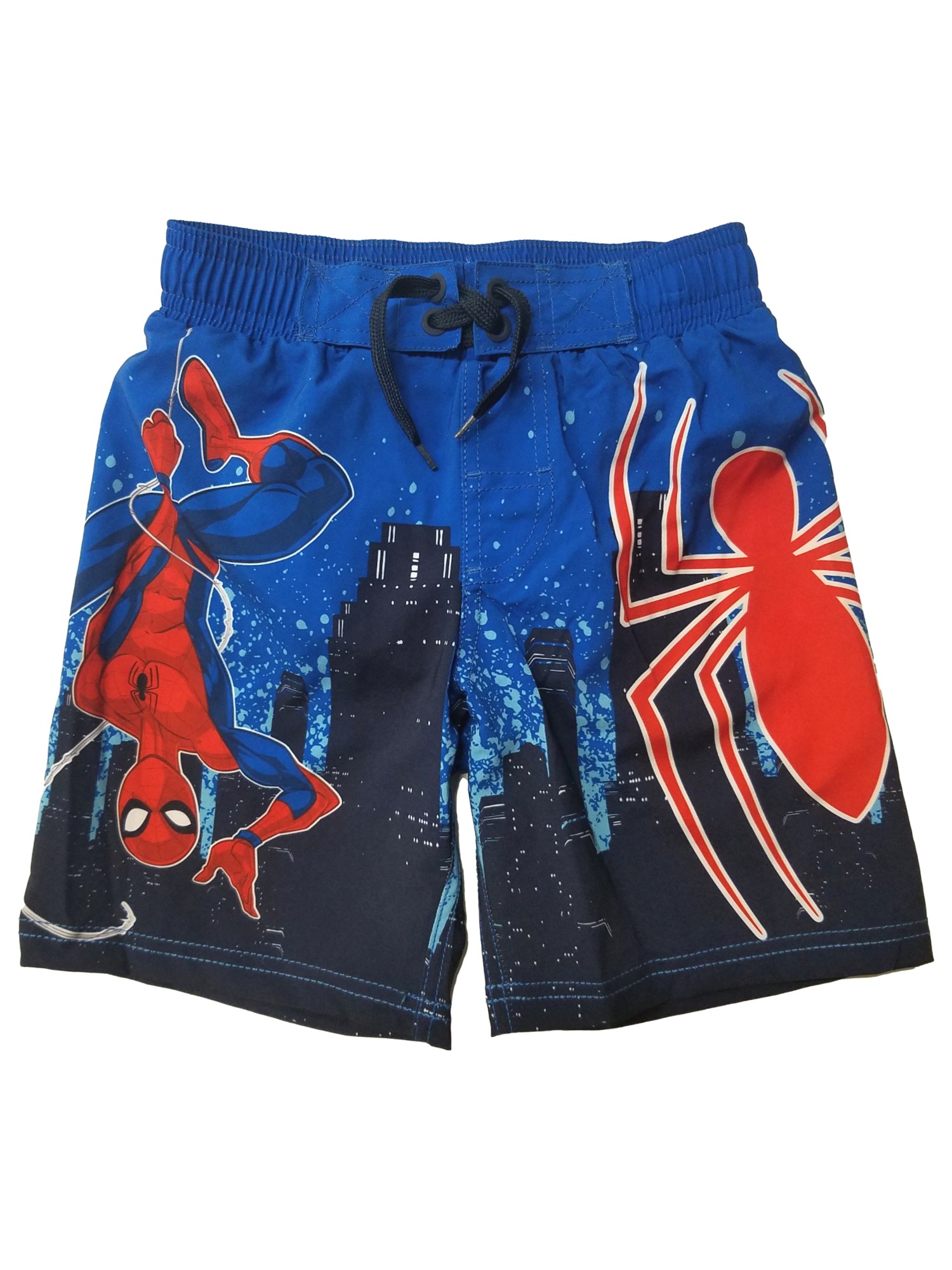 Marvel Boys Spiderman Board Shorts Swim Trunks X-Small (4-5)