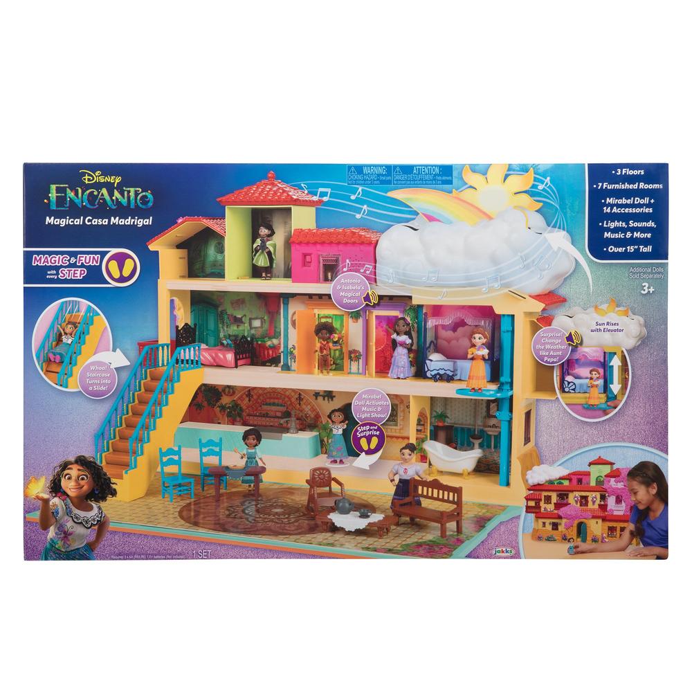 Encanto Disney Encanto Magical Madrigal House Playset with Mirabel Doll & 14 Accessory