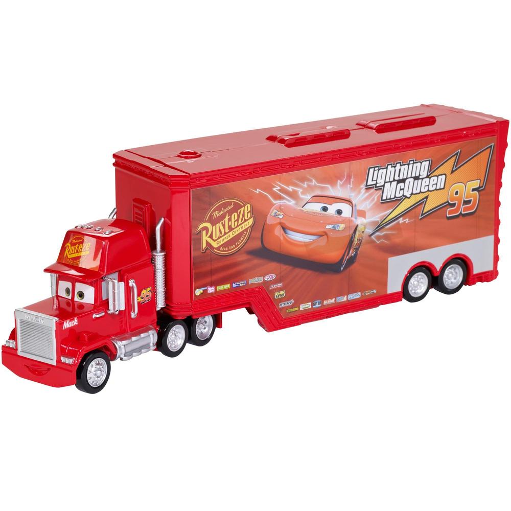 Disney Cars Mack Truck Hauler Vehicle Playset