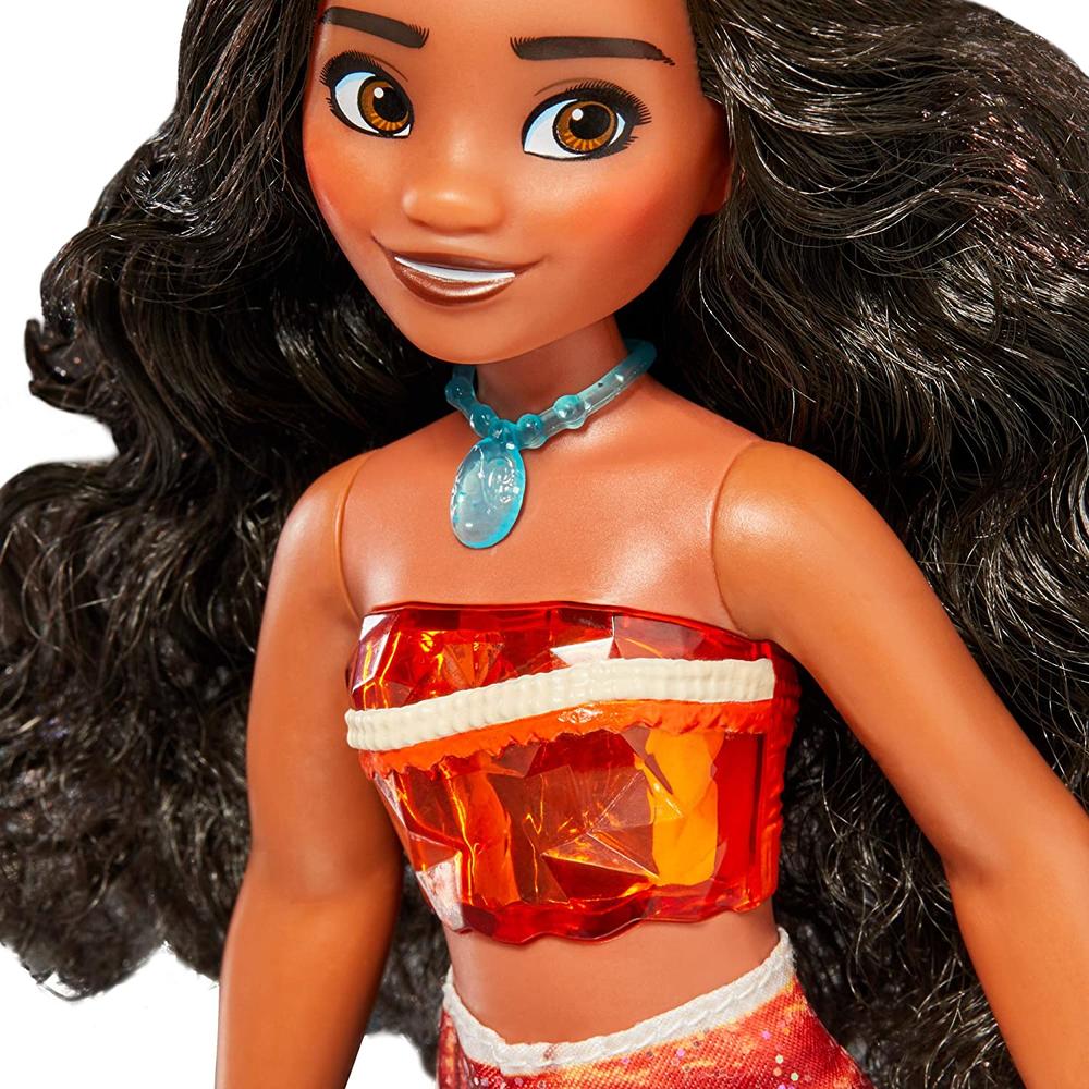 Disney Princess Royal Shimmer Moana Doll, Fashion Doll with Skirt & Accessories