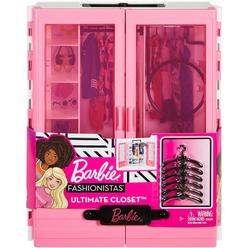 Barbie Fashionistas Ultimate Closet with 6 Hangars, Pink
