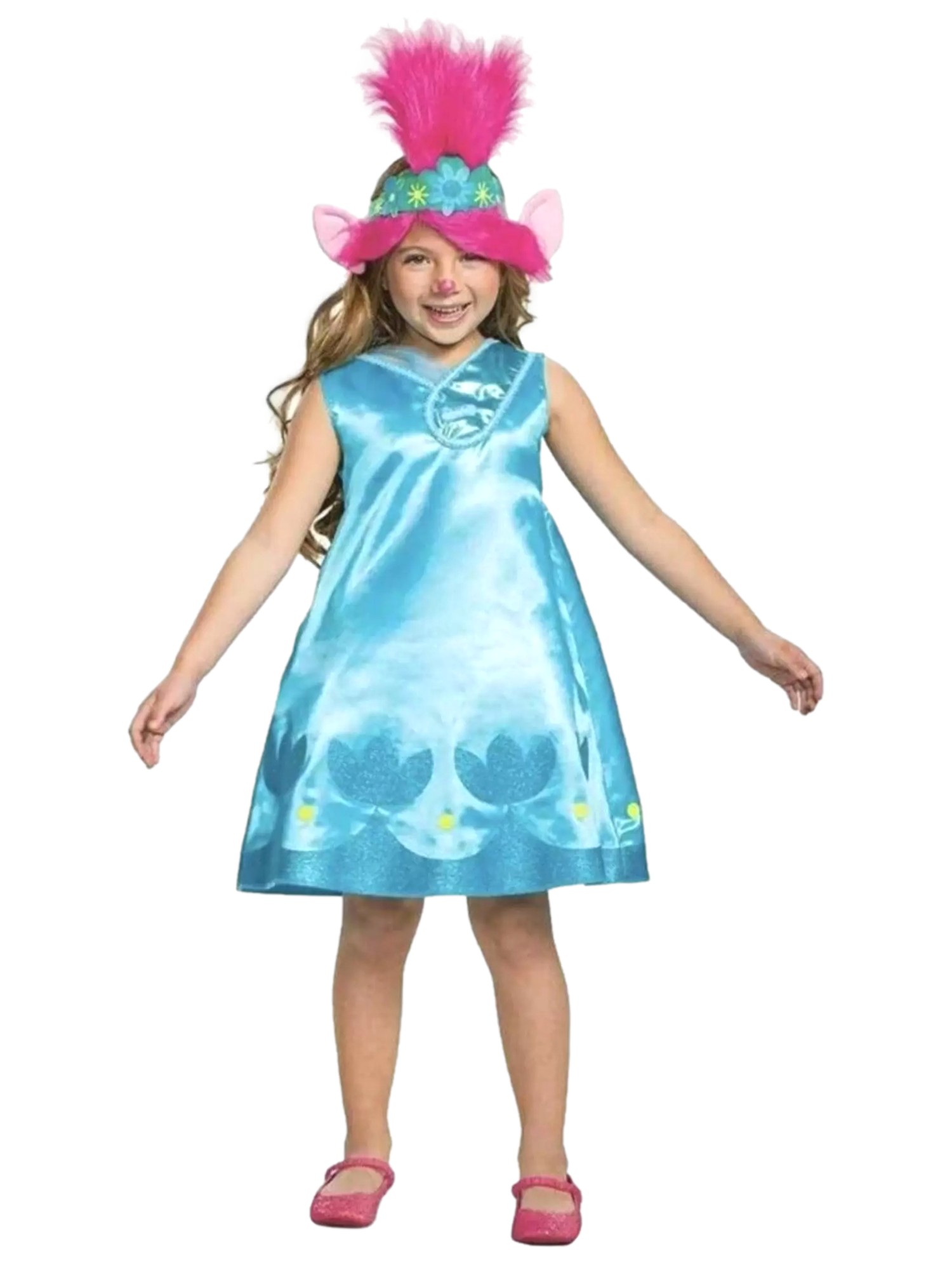 Disguise Toddler Girls Trolls World Tour Poppy Costume Dress ...