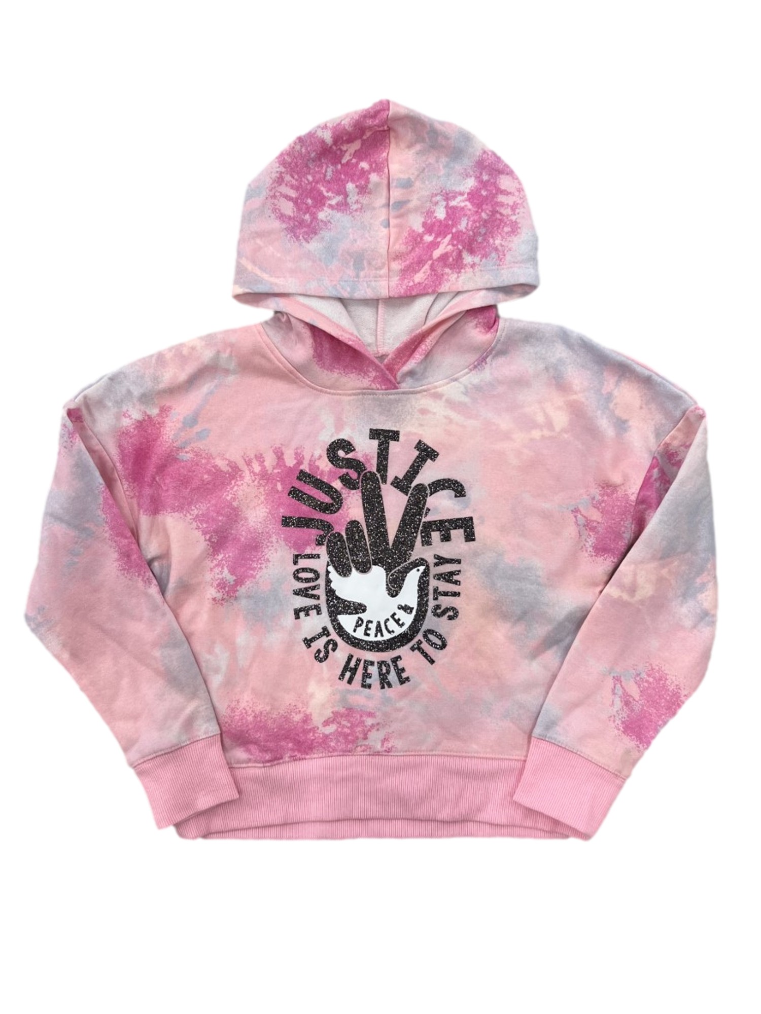 Justice tie outlet dye sweatshirt