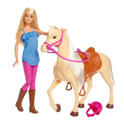 Barbie Mattel FXH13 Barbie Doll and Horse&#44; Blonde