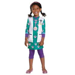 Disguise Disney Junior Toddler Girls Doc McStuffins Pet Vet Costume 3T-4T