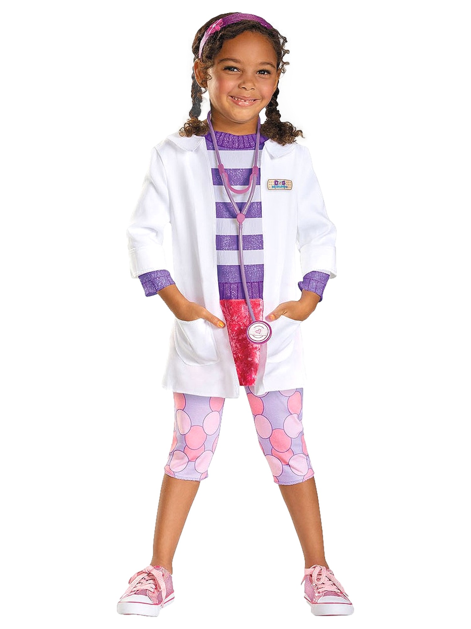 Disguise Disney Toddler Girls Doc McStuffins Doctor Costume 3T-4T