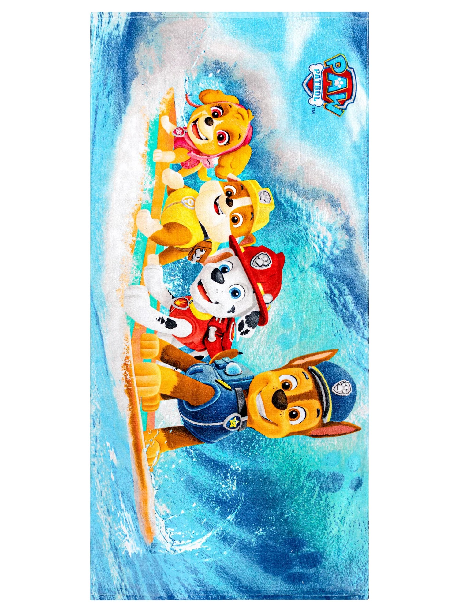Nickelodeon Paw Patrol Kids Beach Towel, 28x58 100% Cotton