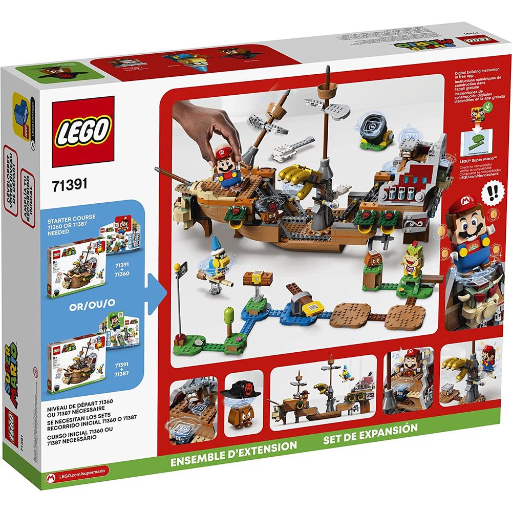 Lego Super Mario Bowser’s Airship Expansion Set 71391 Building Set, 1152 Piece