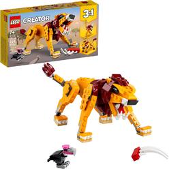 Lego Creator 3 in 1 Wild Lion Animal Building Set 31112, 224 Piece