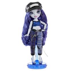 Rainbow High Rainbow Vision Shadow High Neon Shadow - Uma Vanhoose (Neon Blue) Fashion Doll. 2 Designer Outfits to Mix & Match with Rock Band