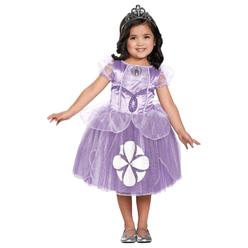 Disney Toddler Girls Purple Sofia the First Halloween Costume Dress & Tiara 3-4T