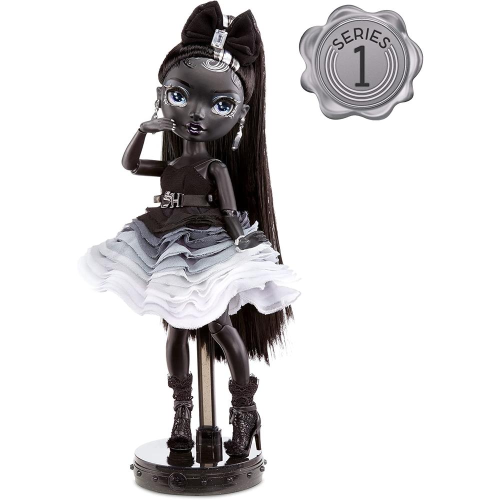 Rainbow High Shadow High Series 1 Shanelle Onyx Grayscale Doll with 2 Outfits