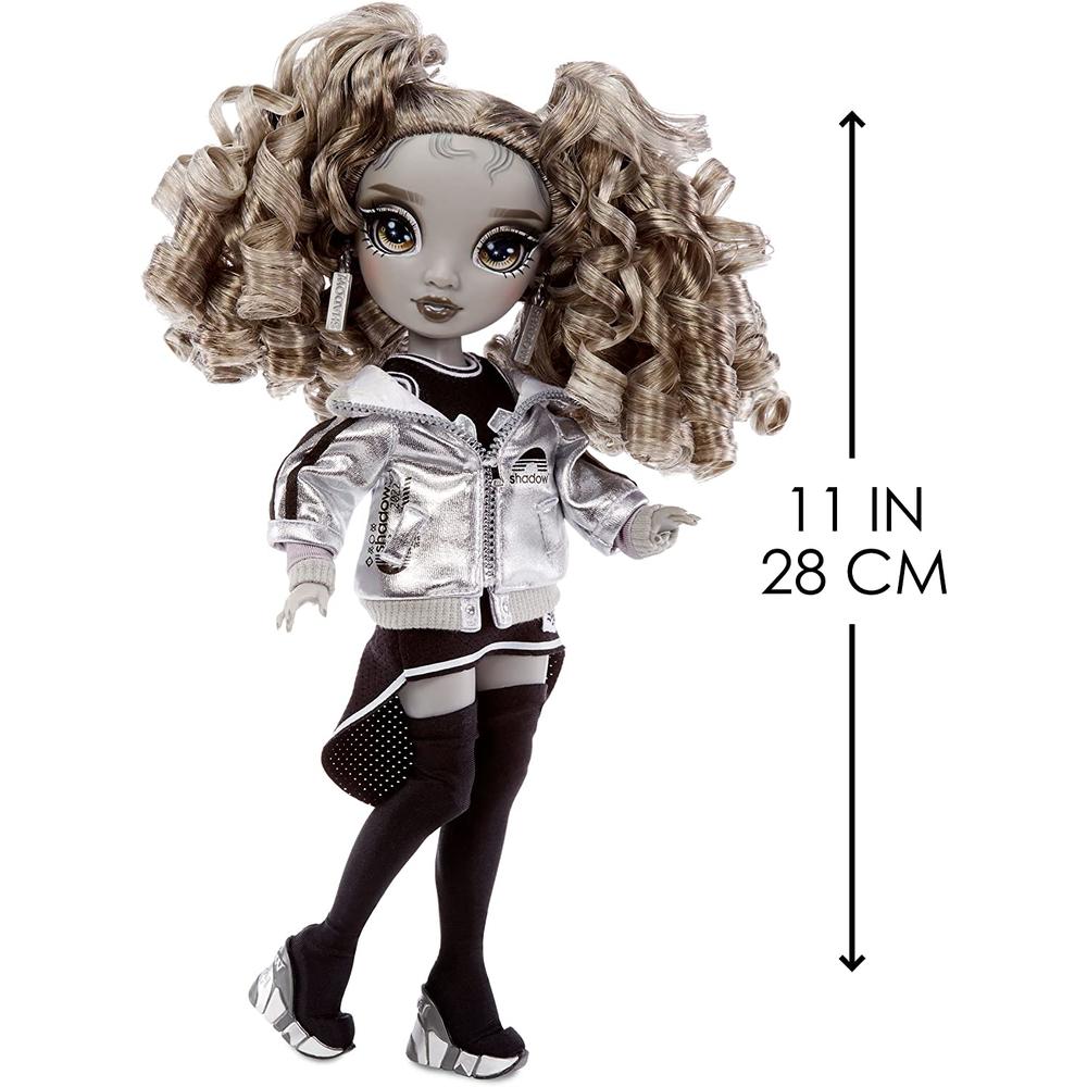 Rainbow High Shadow High Series 1 Nicole Steel Grayscale Doll with 2 Outfits