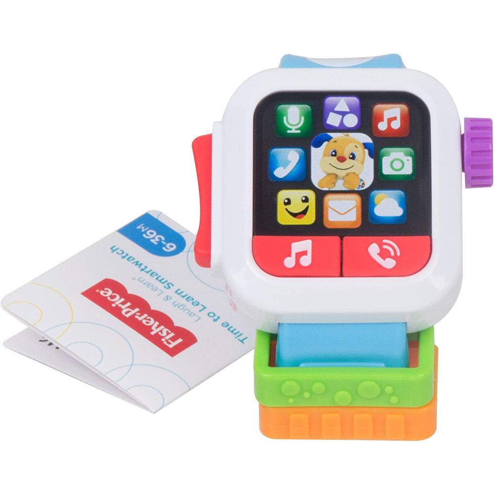 Fisher-Price Laugh & Learn Time to Learn Smartwatch, Smart Watch Activity Toy