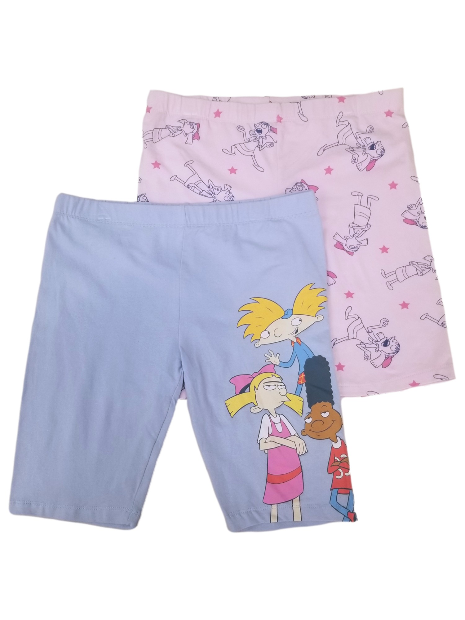 Nickelodeon Girls Nickelodeon Hey Arnold! Pink & Blue 2-Pack Bike Shorts Set