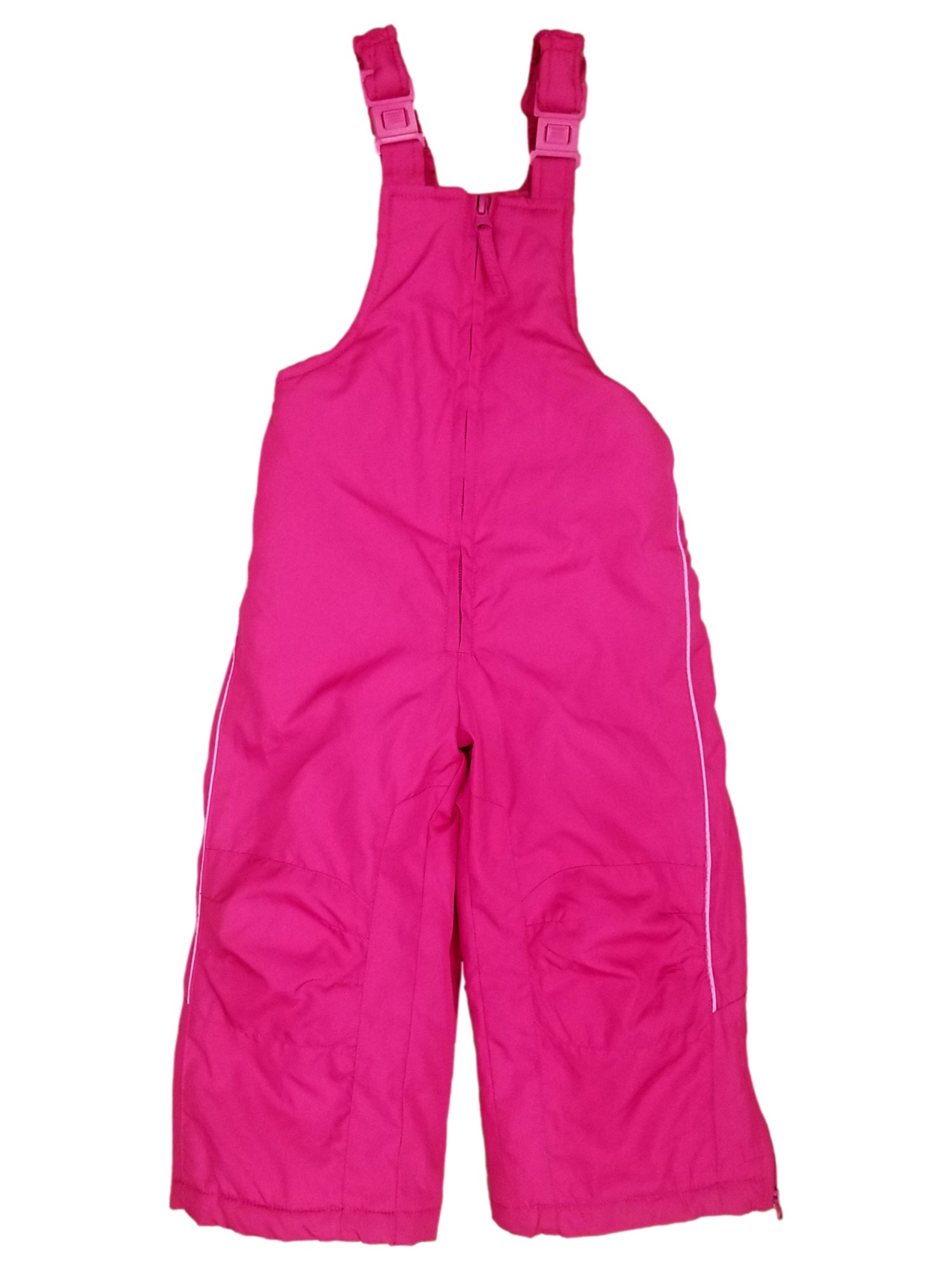 ZeroXposur Toddler Girls Dark Pink Fuchsia Snow Bibs Ski Pants w/ Zipper 2T