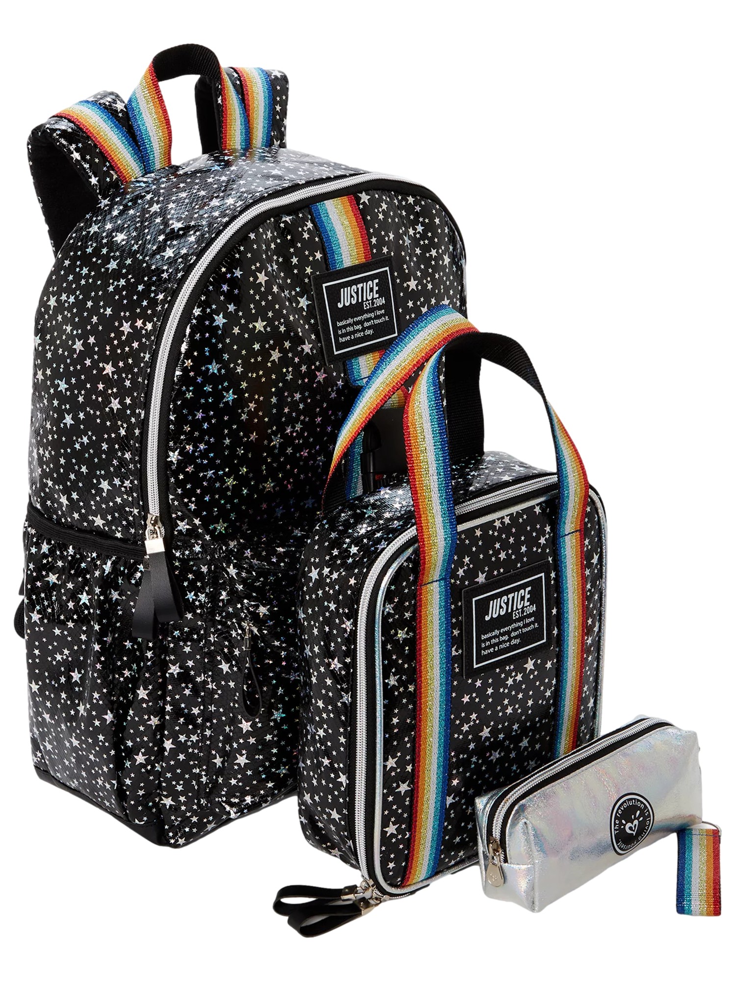 Justice hotsell backpack sequin