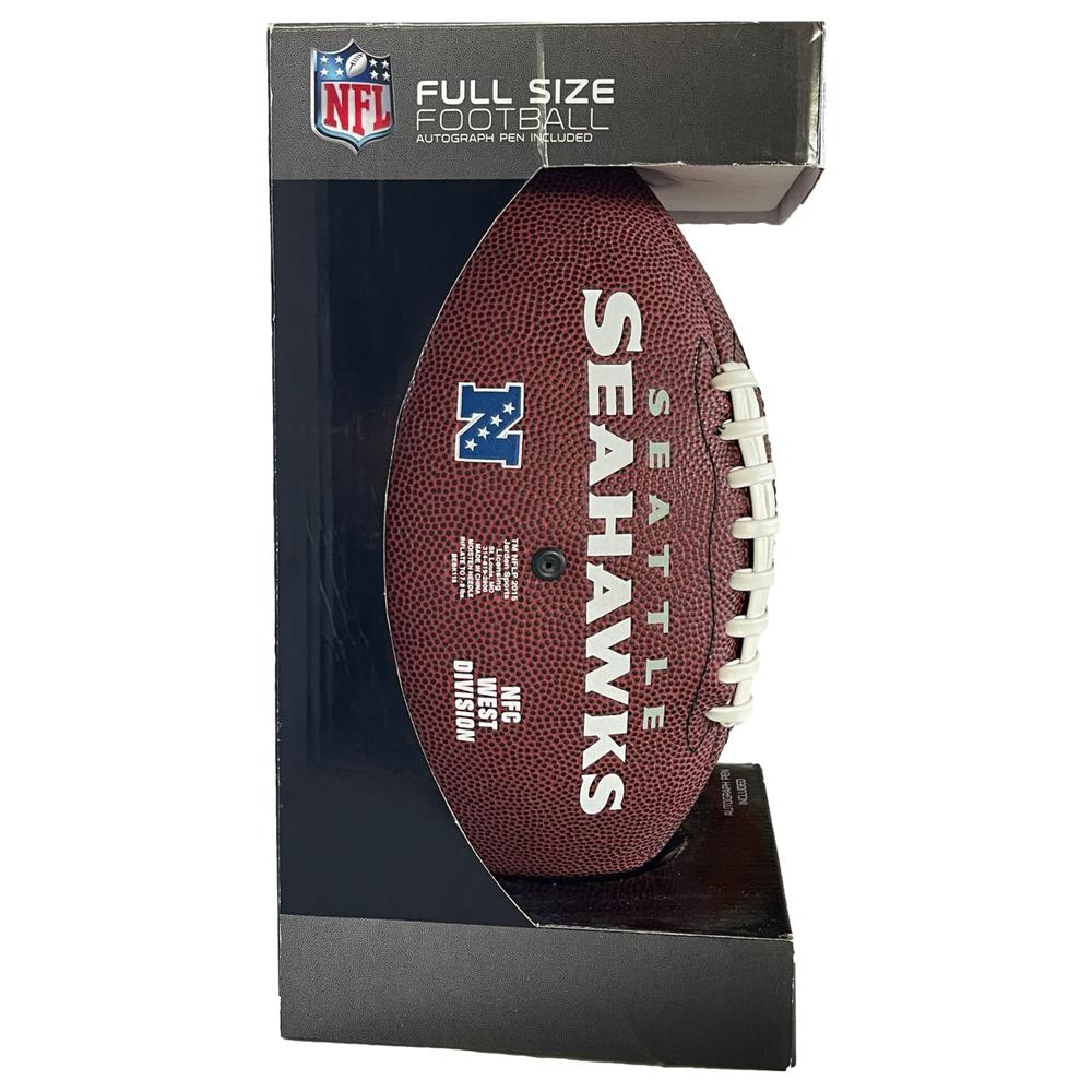 Rawlings NFL Official Size Game Time Football, Seattle Seahawks