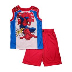 Disney Marvel Boys Red Spiderman 2 Piece Pajama Superhero Sleep Set Large 10-12