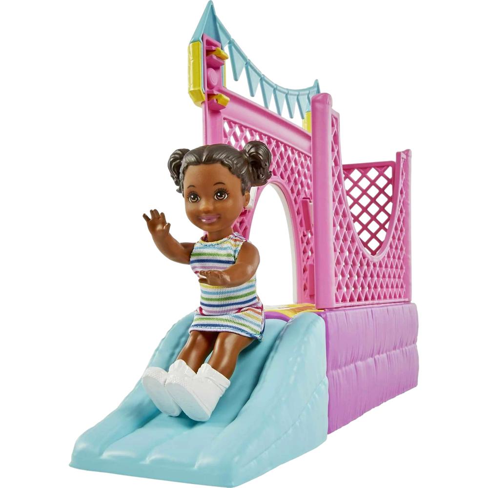 Barbie Skipper Babysitters Inc Bounce House Playset with Skipper & Toddler Dolls