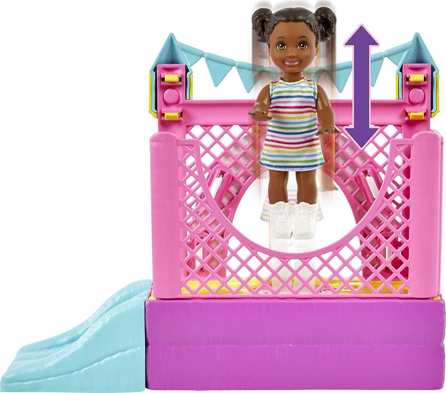 Barbie Skipper Babysitters Inc Bounce House Playset with Skipper & Toddler Dolls