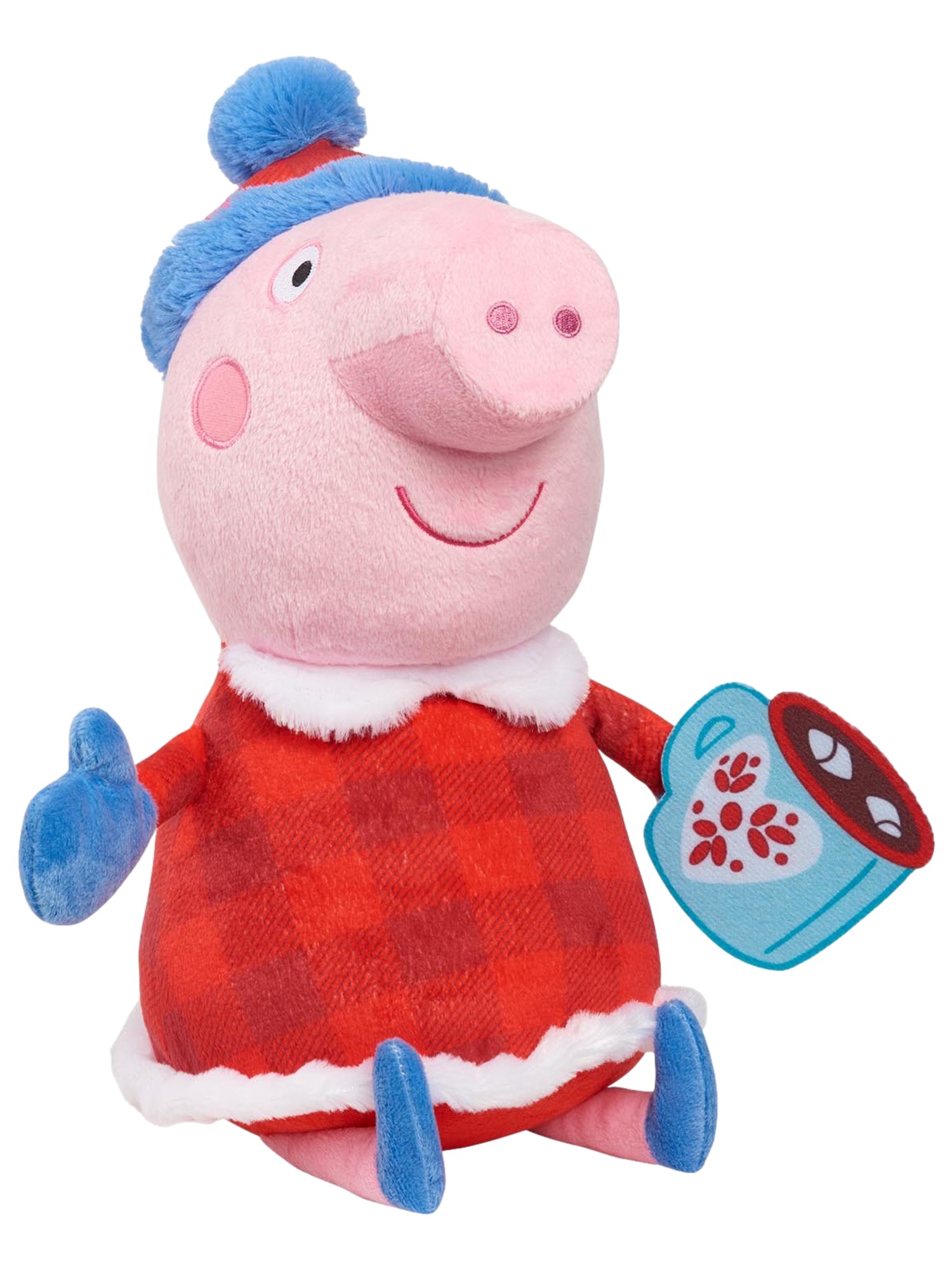 Photo 1 of Nickelodeon Peppa Pig 13 inch Large Peppa Pig Christmas Plush Stuffed Animal Pal