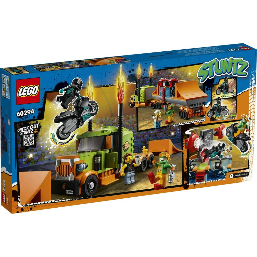 Lego City Stuntz Stunt Show Truck Building Set 60294, 420 Piece