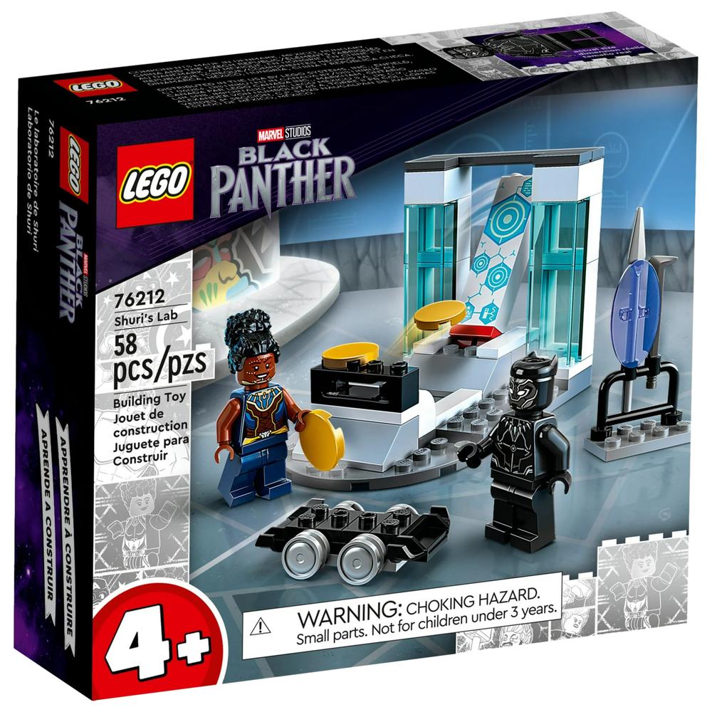 Lego Marvel Black Panther Shuri's Lab Building Set 76212, 58 Piece