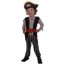 Halloween Toddler Boys Captain Kidd Pirate Outfit Halloween Costume 12-24 Months