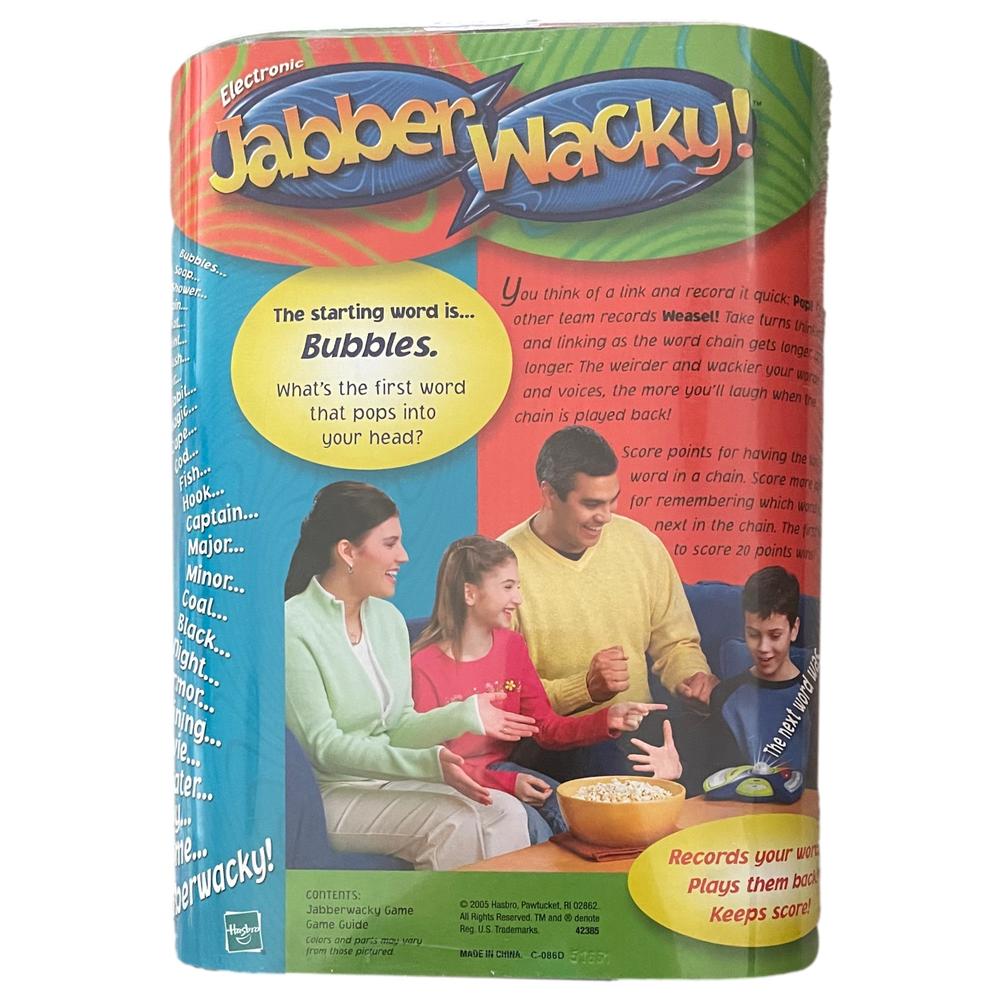 Hasbro Games Jabberwacky Game, Electronic Jabber Wacky Word Linking Fun