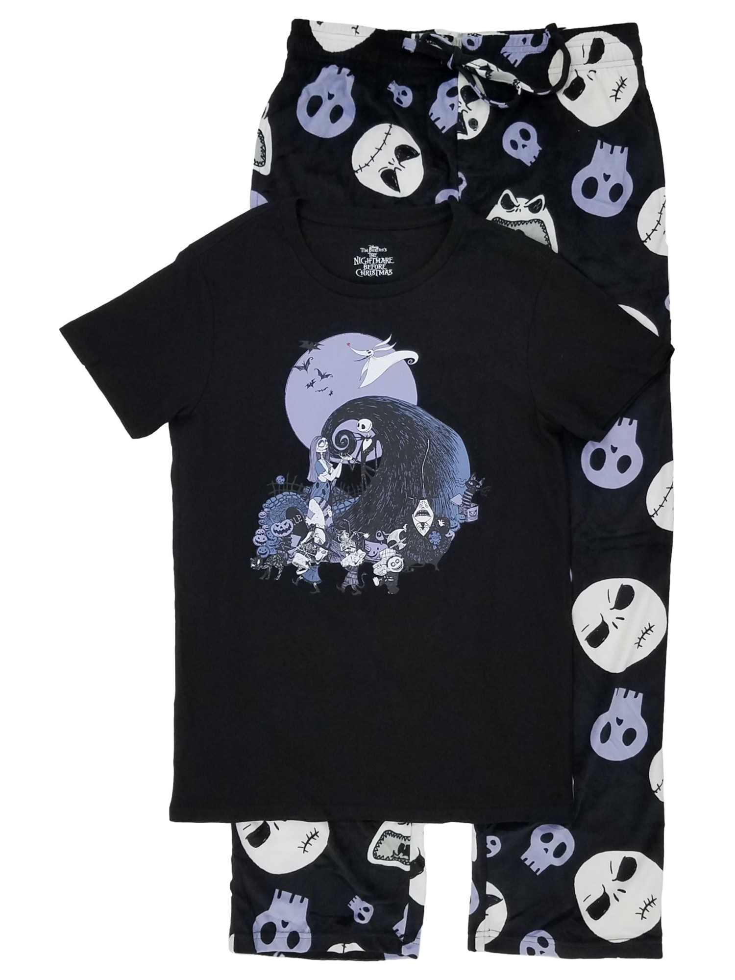 Nightmare before discount christmas mens pajamas