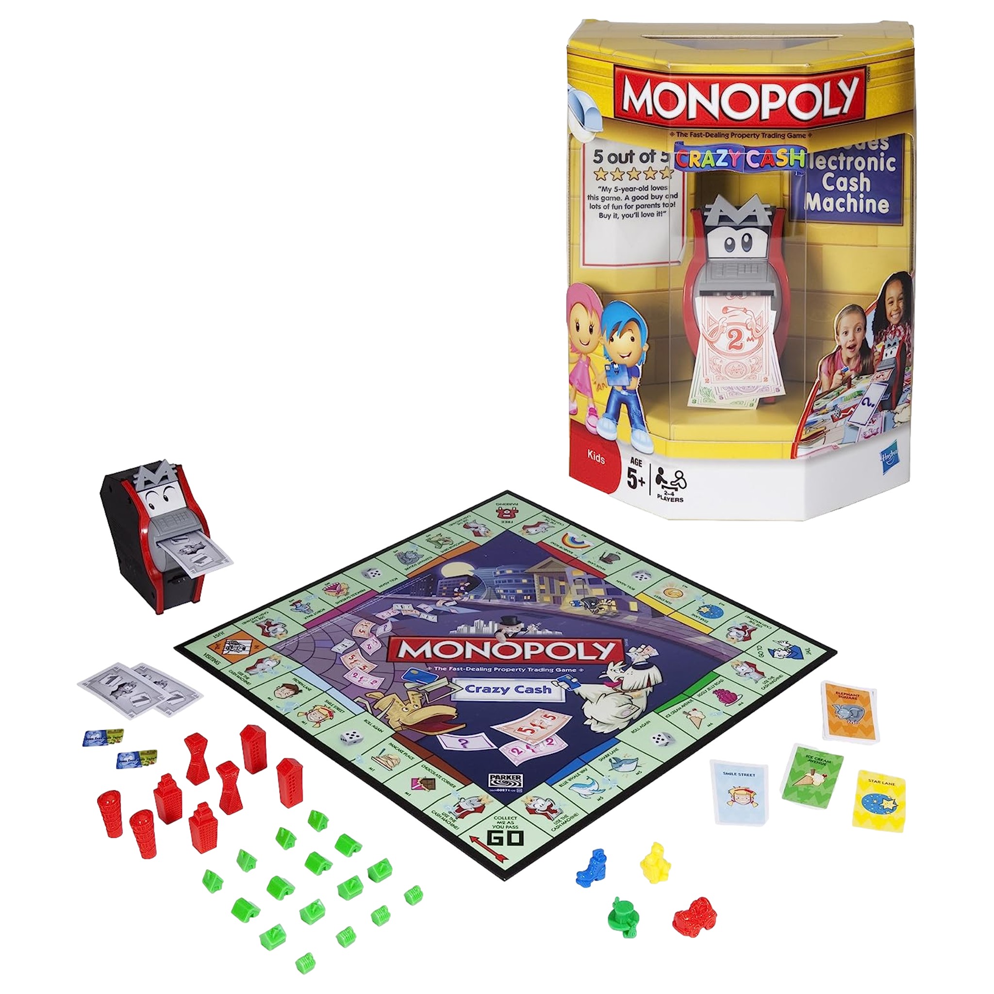 Monopoly Hasbro Monopoly Crazy Cash Game