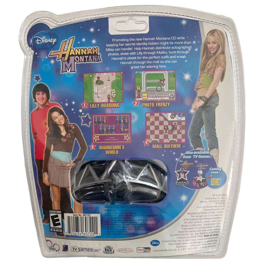 Jakks Pacific Disney Hannah Montana Plug & Play TV Game Family Fun 4 Video Games