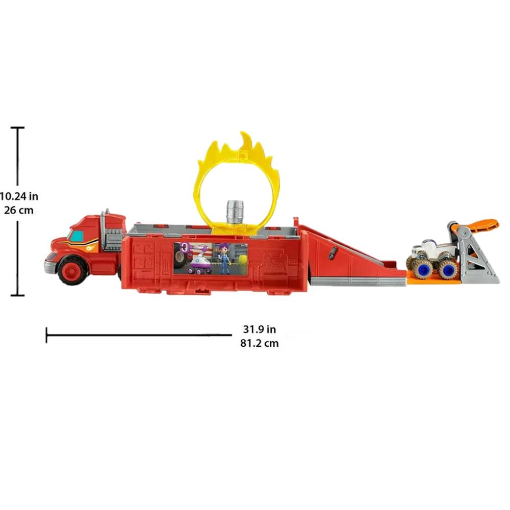 Nickelodeon Blaze & the Monster Machines Launch Stunts Hauler Transforming Vehicle Playset
