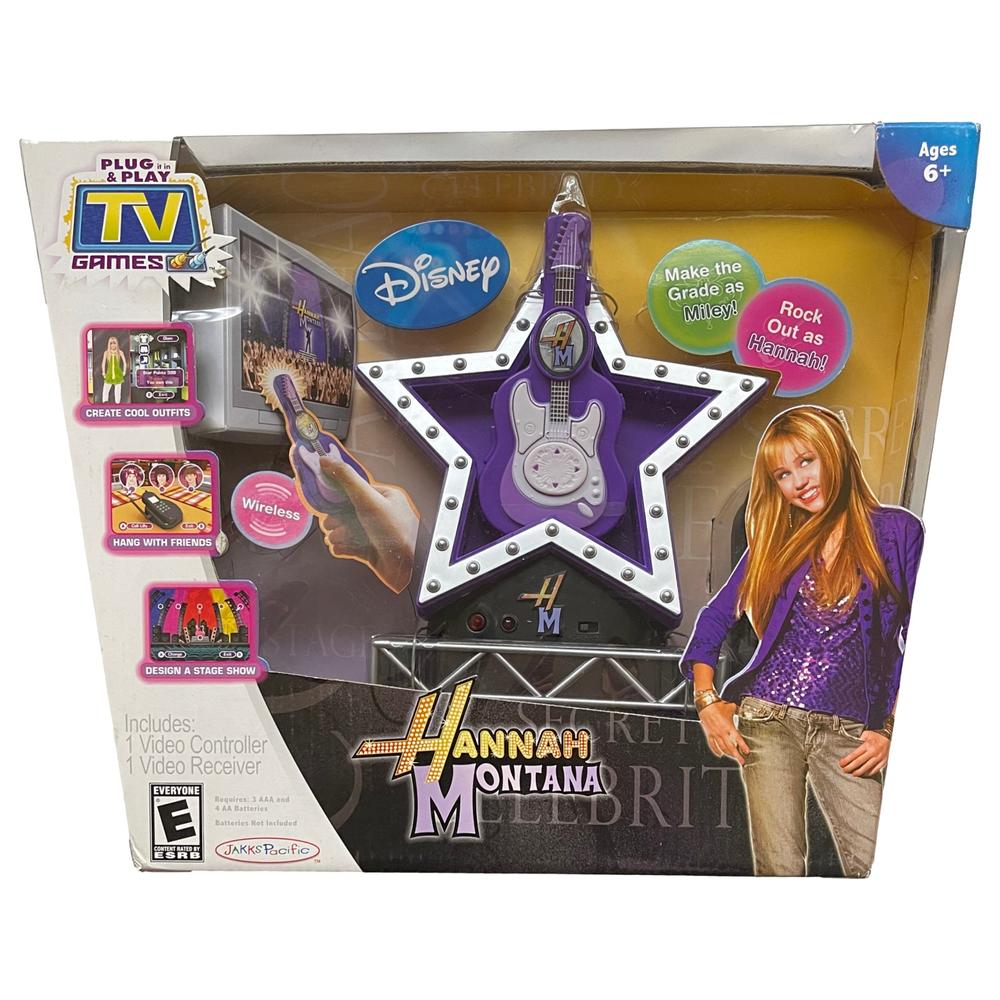 Disney Hannah Montana Plug & Play TV Game Includes Video Controller