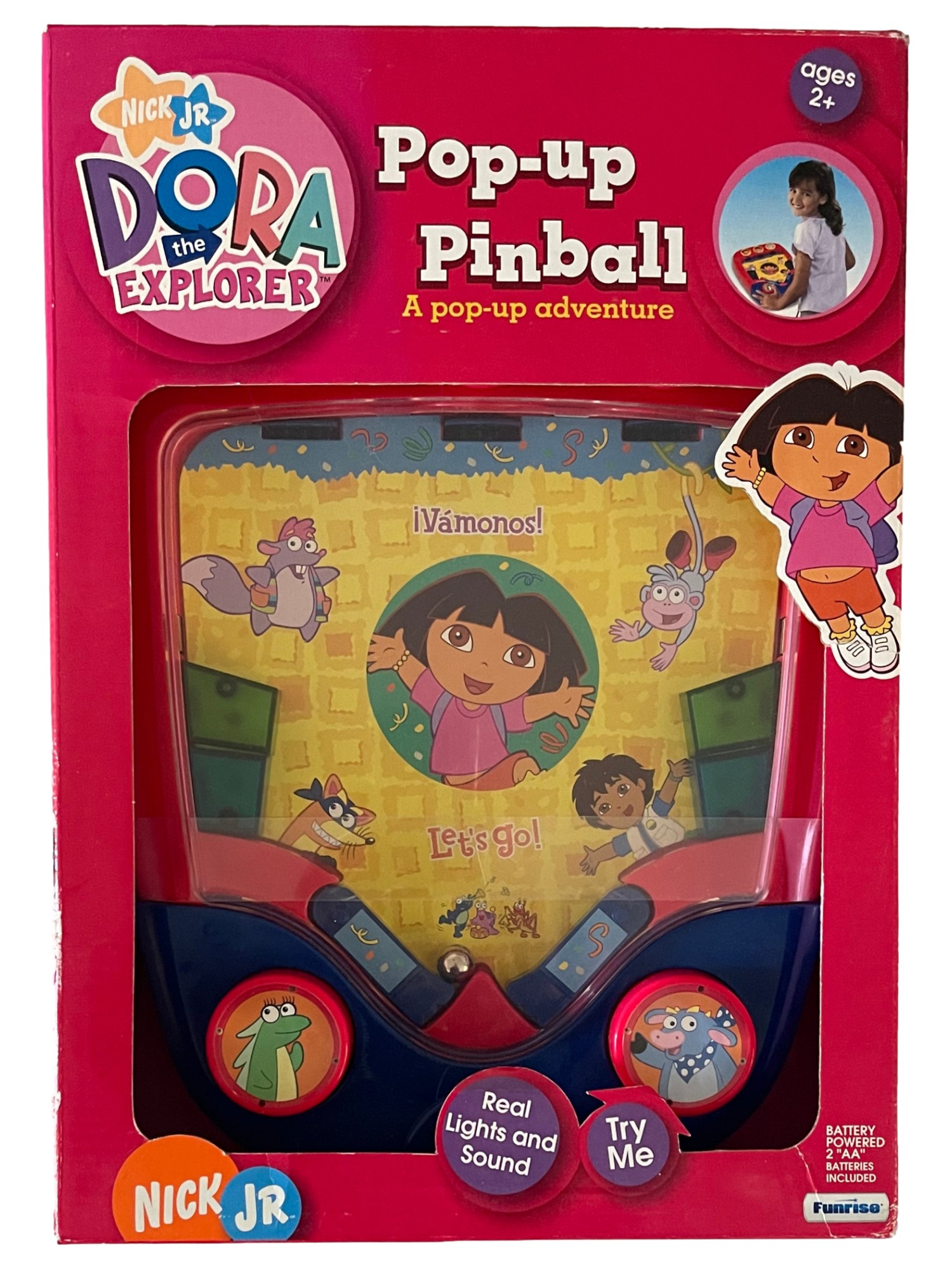 Dora the Explorer Dora Explorer Pop-up Pinball Machine Lights Sound Game