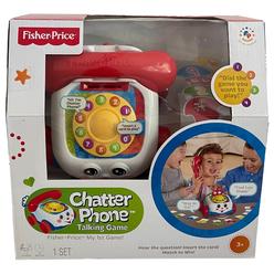 Fisher-Price Chatter Phone Baby Toy Talking Game - My First Game