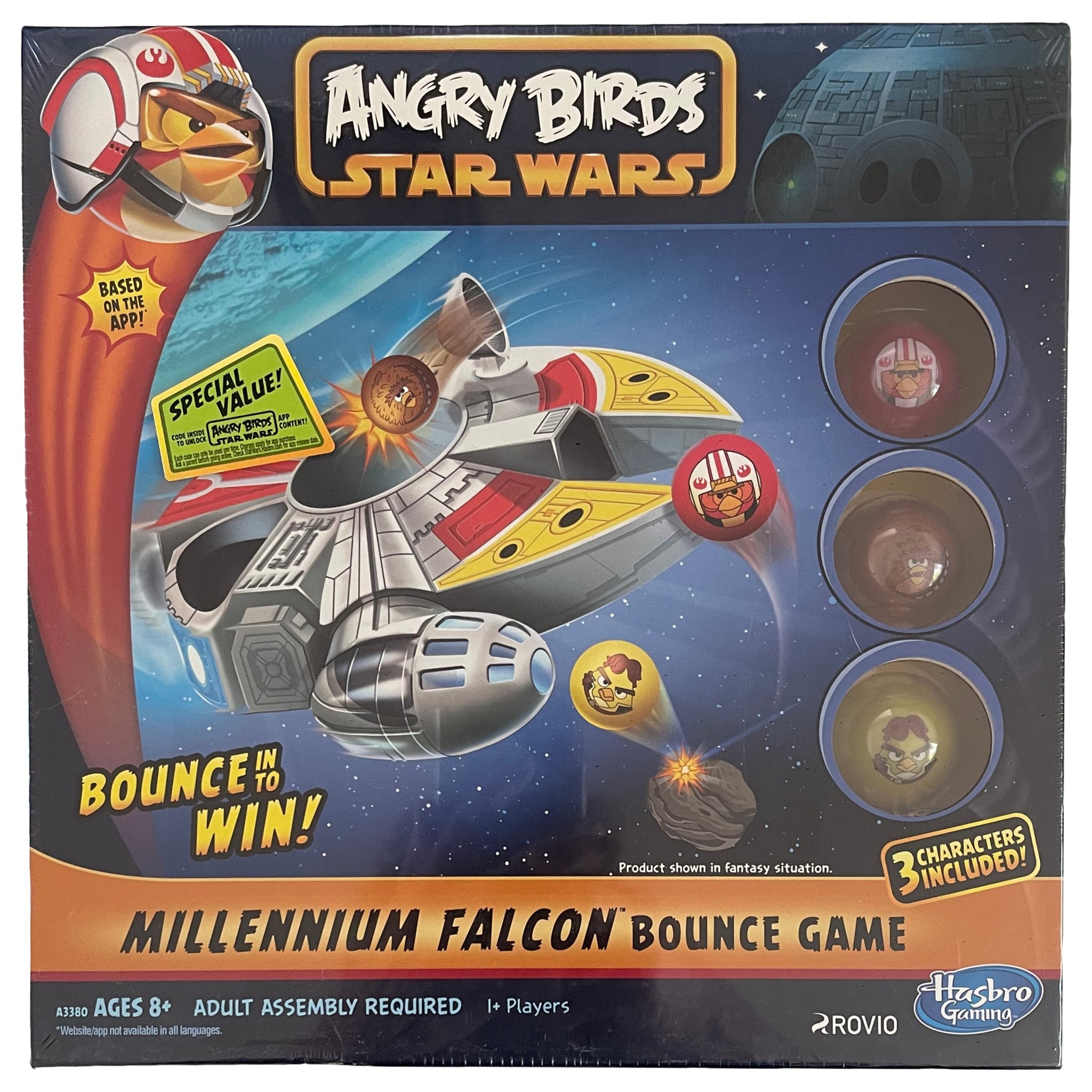 Star Wars Angry Birds Star Wars Millennium Falcon Bounce Game