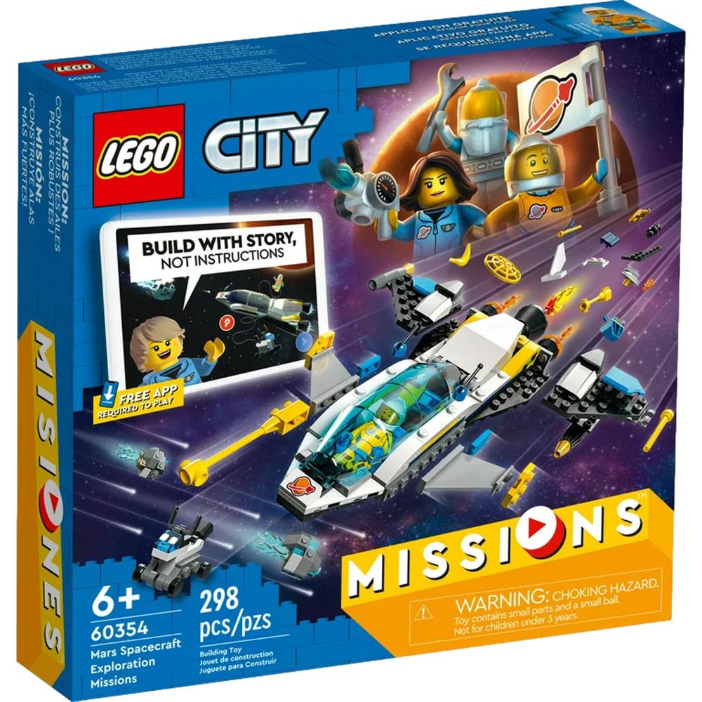 Lego City Mars Spacecraft Exploration Missions Building Set 60354, 298 Piece