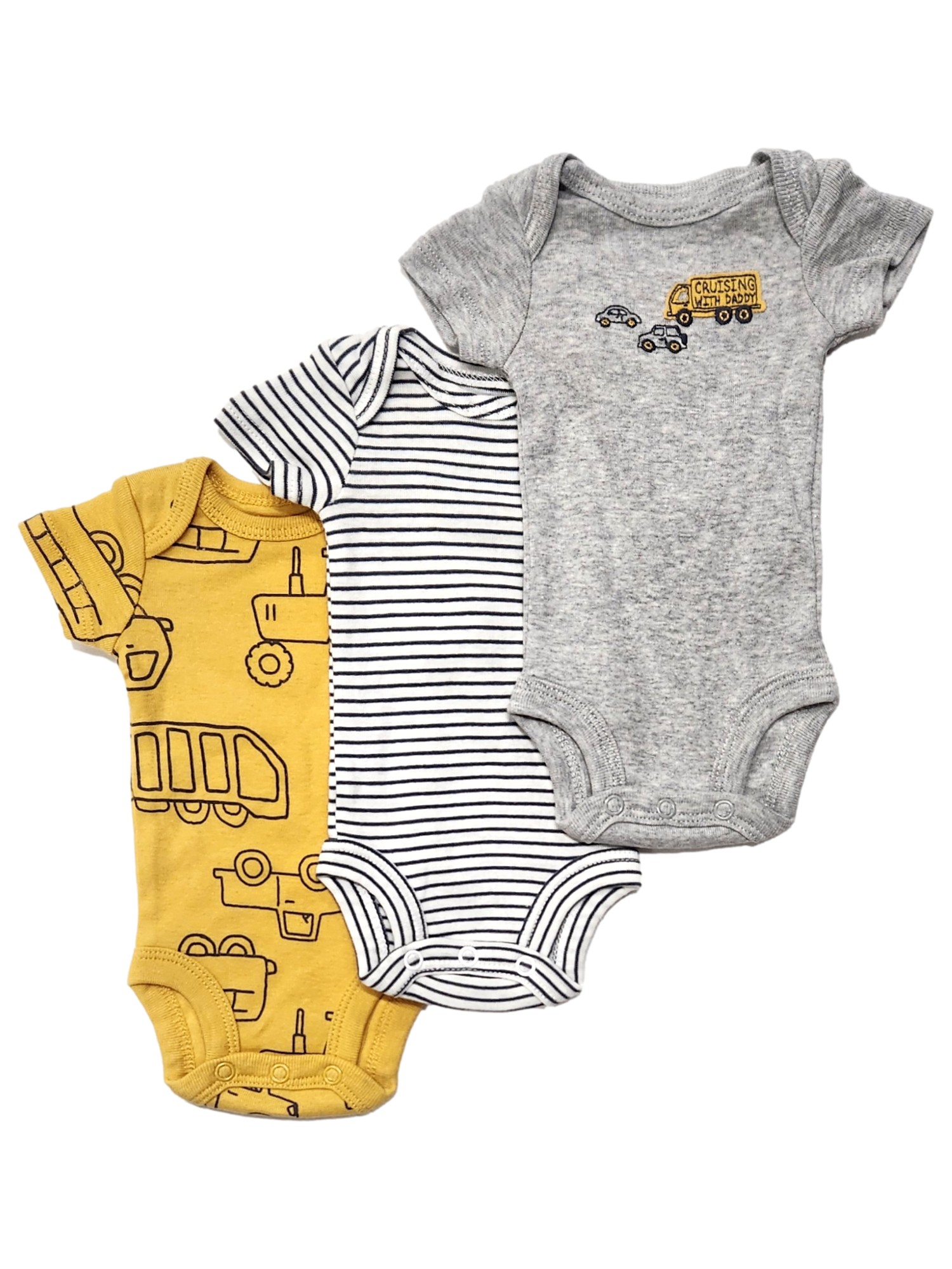 Carter's Carters Infant Boys 3pc Cruising With Daddy Bodysuits Baby Outfit Preemie
