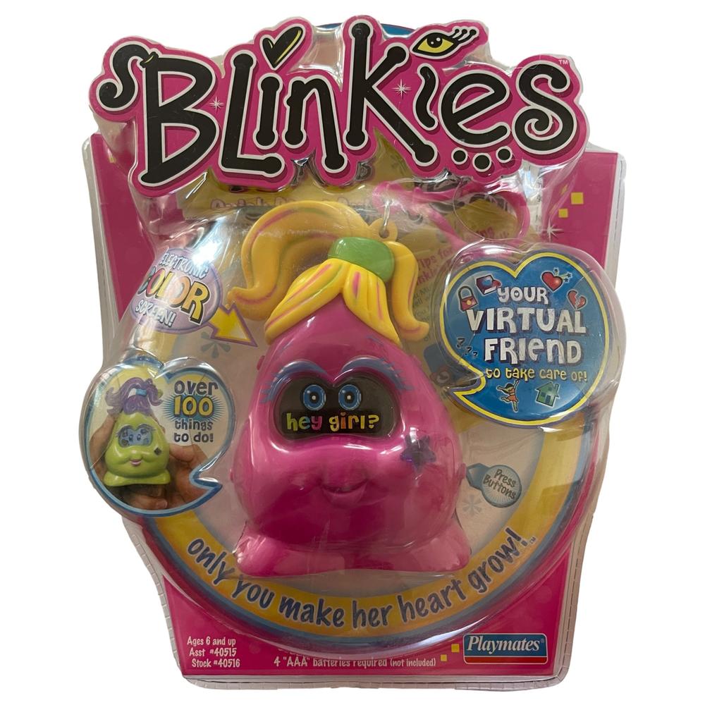 Blinkies Your Virtual Friend Electronic Pet, Pink with Yellow Hair