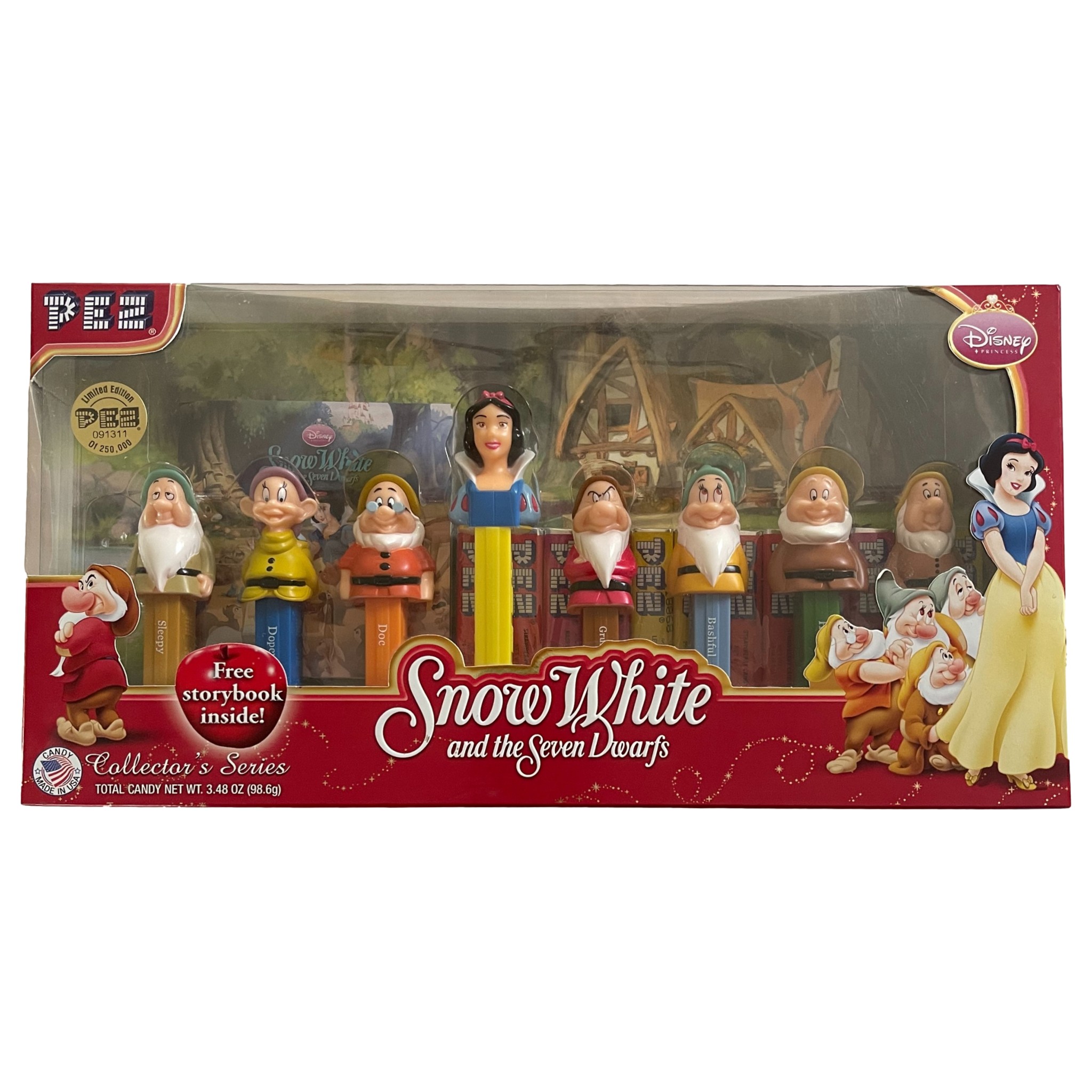Pez Candy Snow White & the 7 Dwarfs Gift Set, Novelty Candy Pez Dispensers Toys