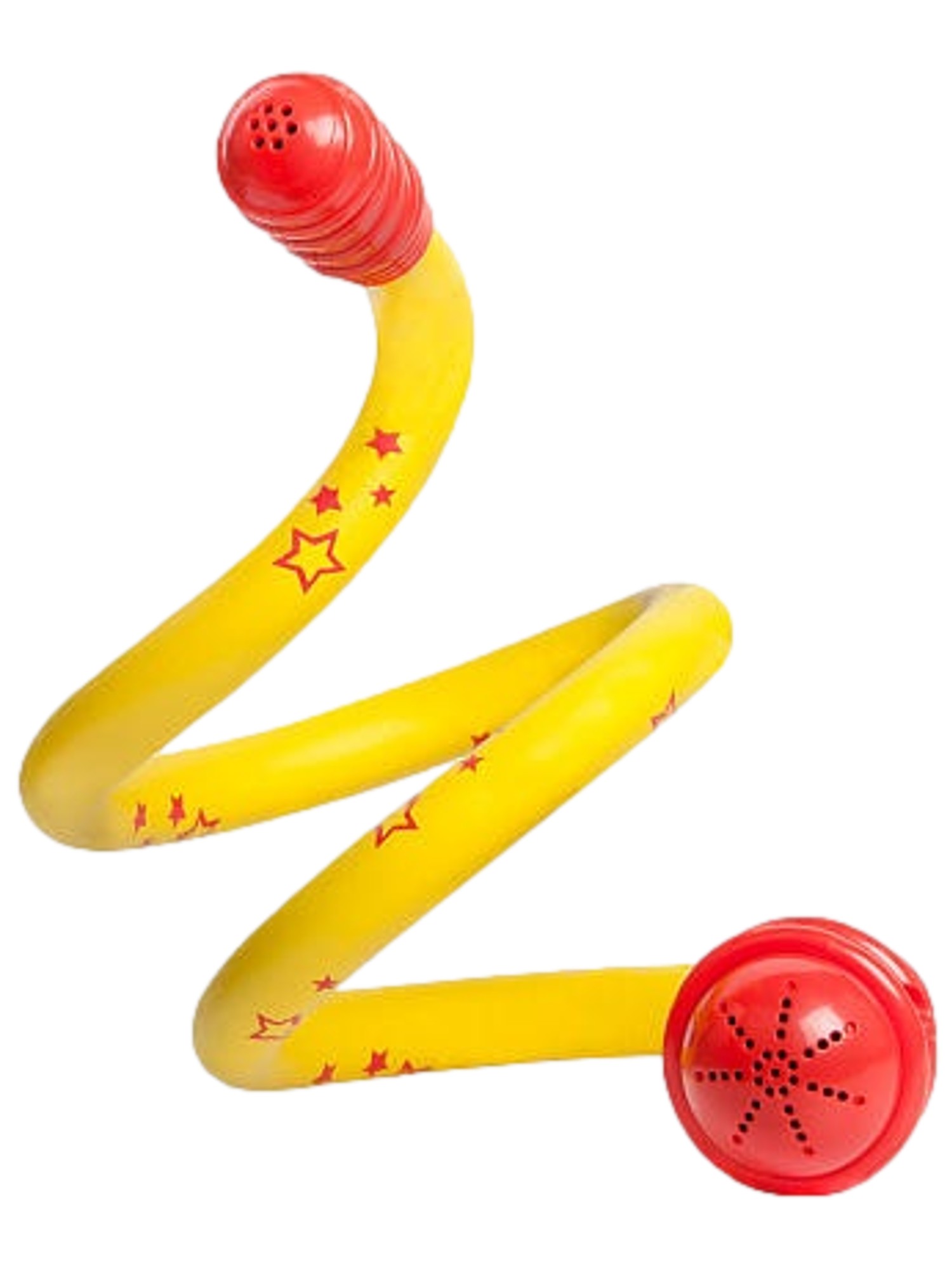 First Act WS105 Dynamic WrapStar Bendable Microphone for Kids, Yellow & Red Mic