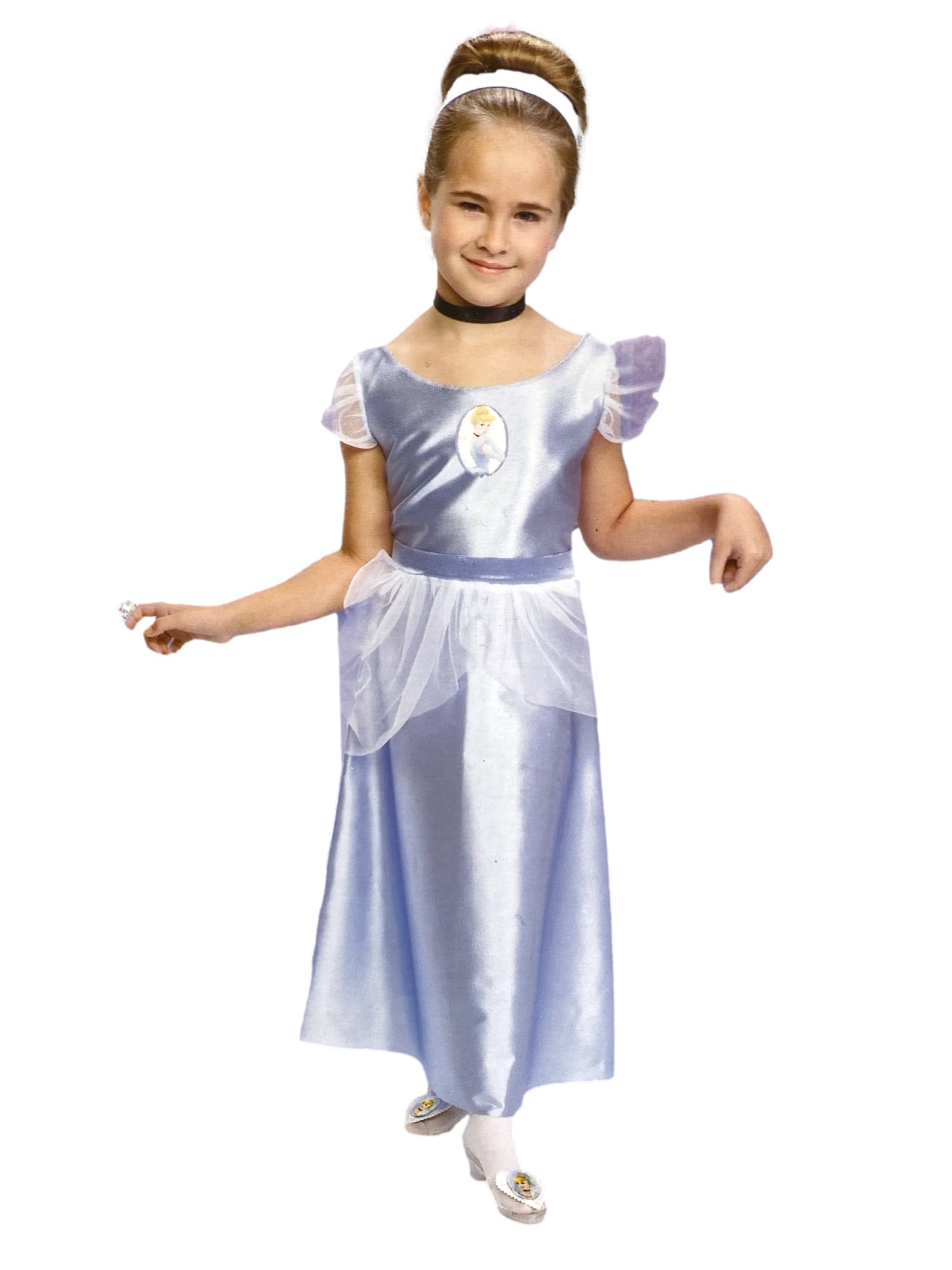 Disney Princess Girls Cinderella Halloween Costume Dress Small (4-6X)