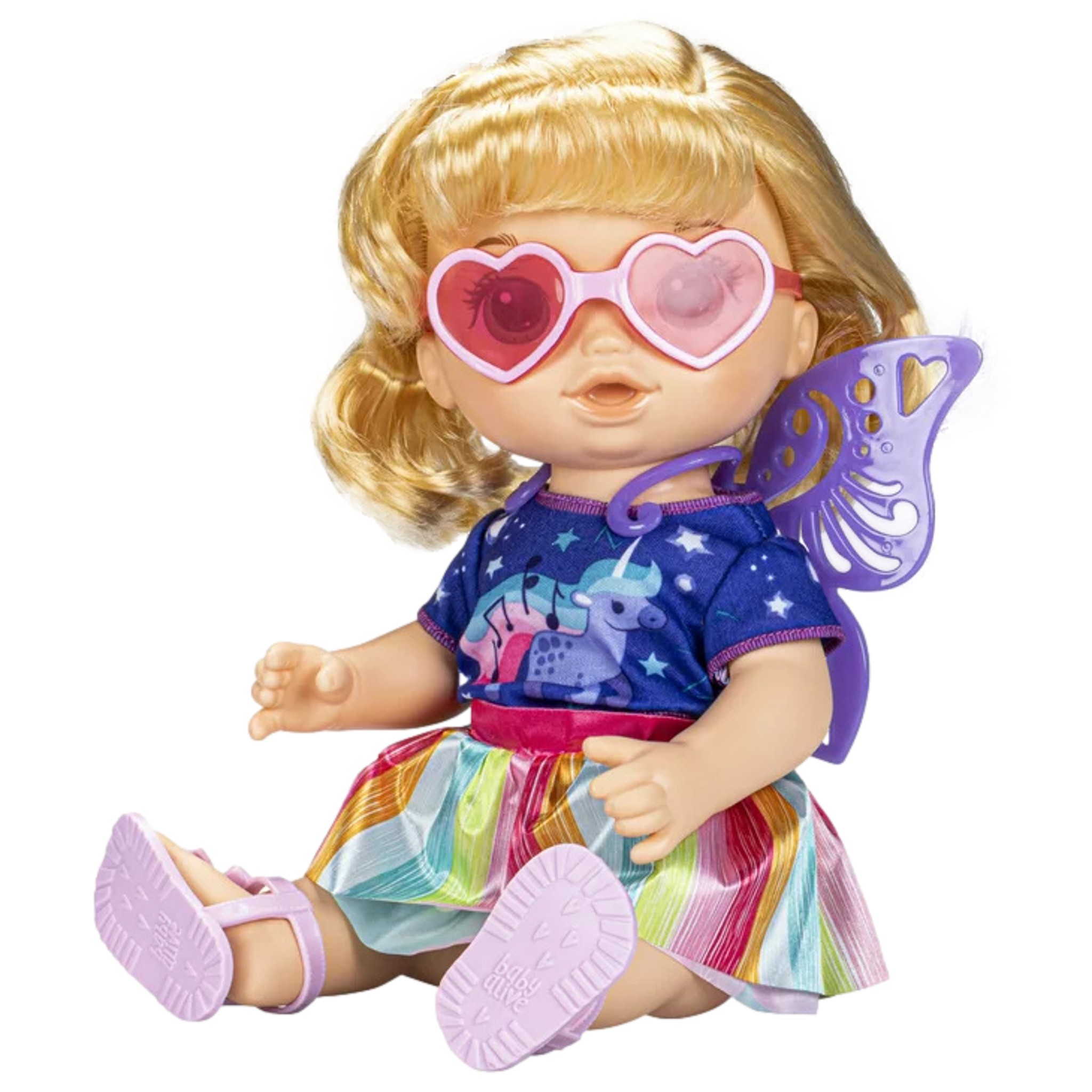 Baby Alive Magical Styles Baby Doll, Blonde Hair, 9 Dress-Up Accessories