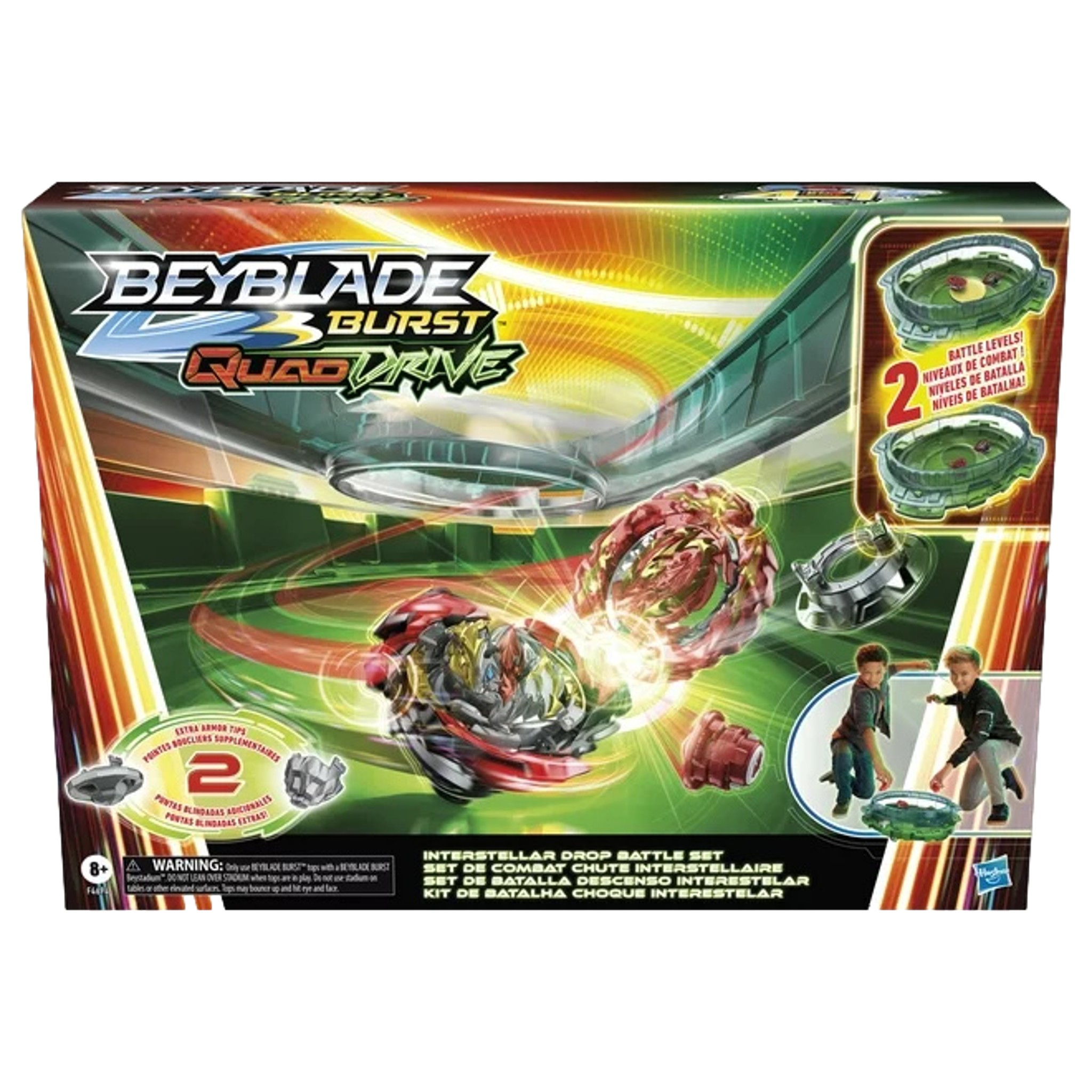 Beyblade Burst QuadDrive Interstellar Drop Battle Top Stadium Playset