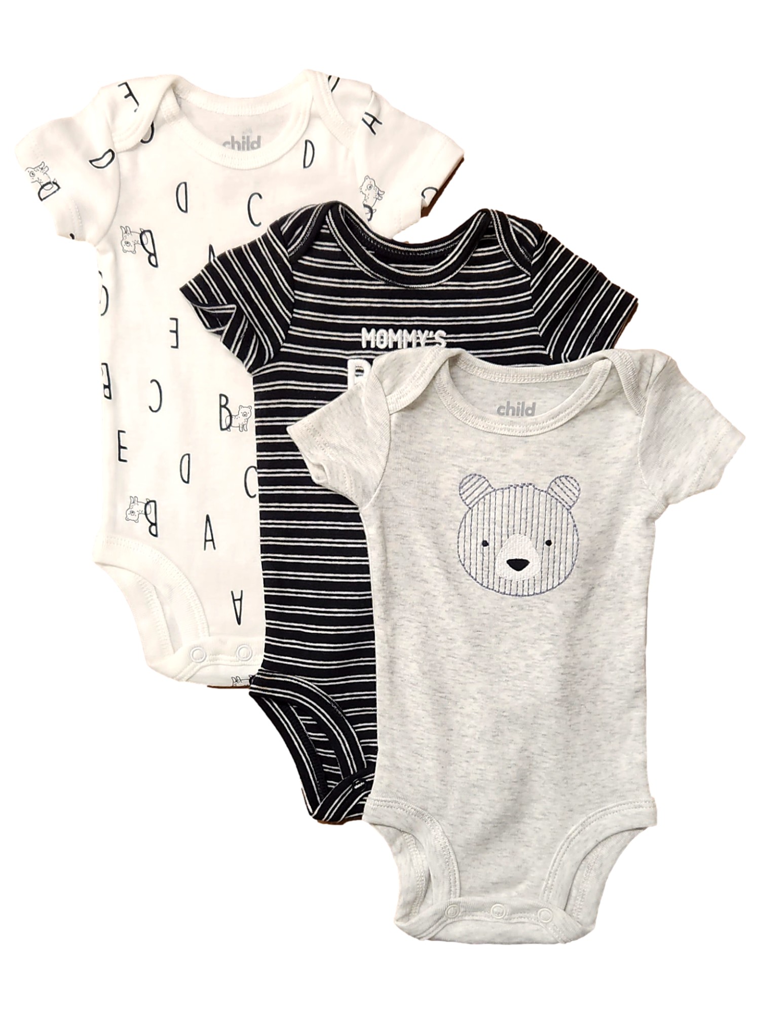 Carter's Carters Infant Boys 3pc Mommy's Best Hugger Bodysuits Baby Outfit Newborn