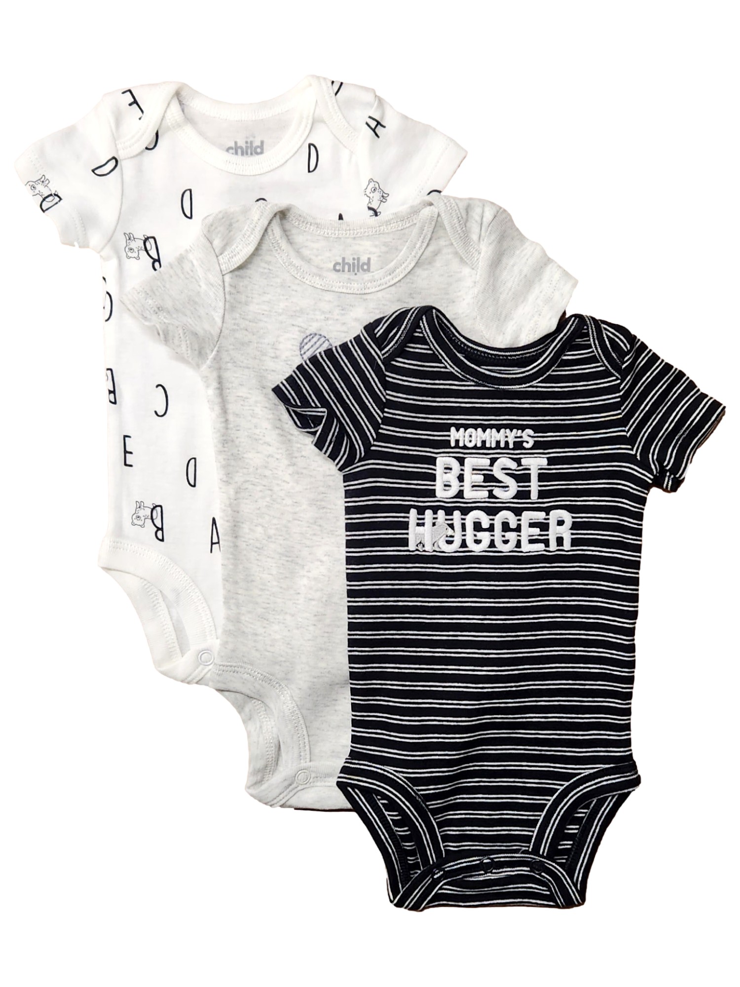 Carter's Carters Infant Boys 3pc Mommy's Best Hugger Bodysuits Baby Outfit Newborn