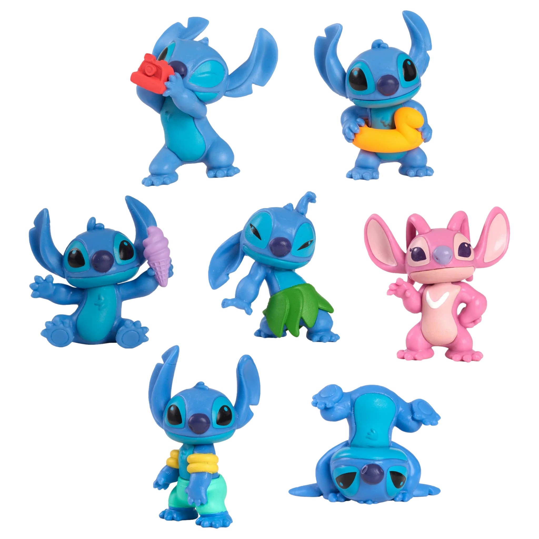 Disney Lilo & Stitch Collectible 7 Piece Action Figure Playset