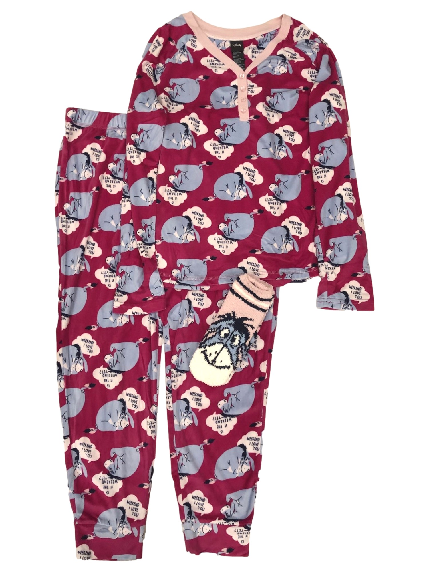 Ambrielle Womens Plus Short Sleeve 2-pc. Shorts Pajama Set